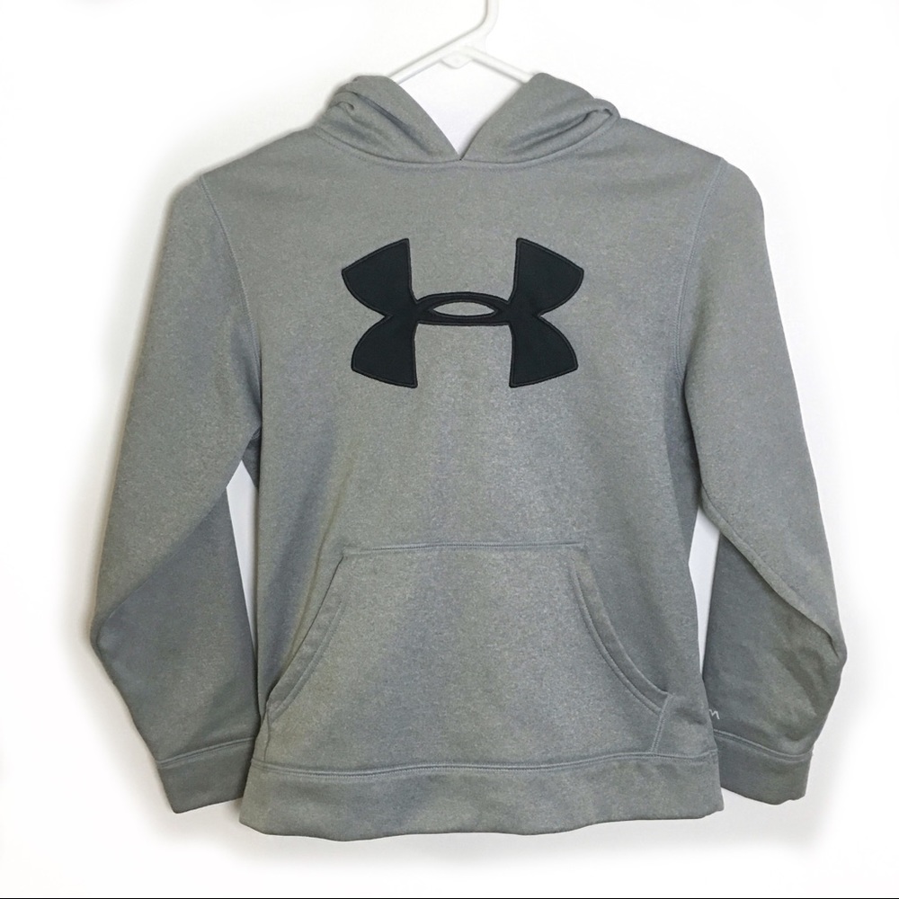 Under Armor boys grey hoodie sweatshirt